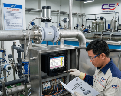 Đồng Hồ Đo Lưu Lượng Nước Điện Tử SUP-FMC800