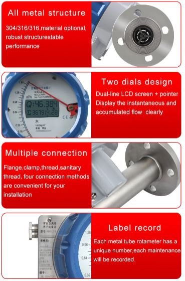 đồng hồ đo lưu lượng rotameter