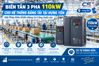 Biến Tần 3 Pha 110kW Cho Hệ Thống Băng Tải Tại Hưng Yên
