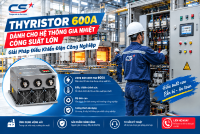 Thyristor 600A Dành Cho Hệ Thống Gia Nhiệt Công Suất Lớn