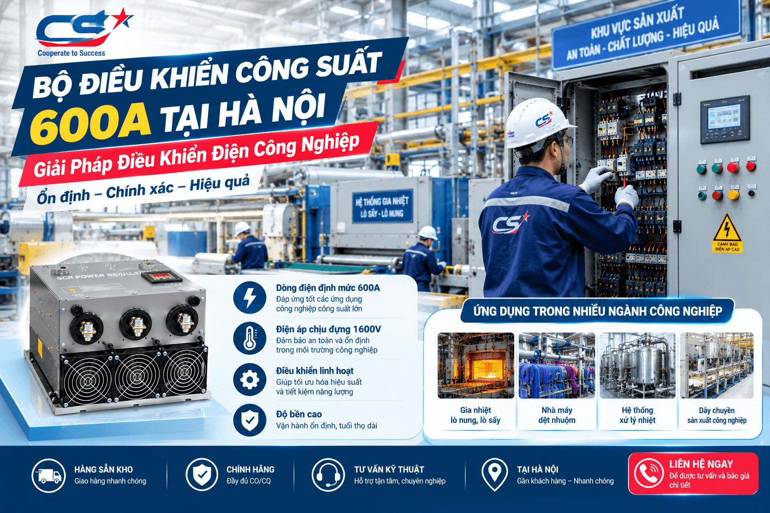 Bộ Điều Khiển Công Suất 600A Tại Hà Nội