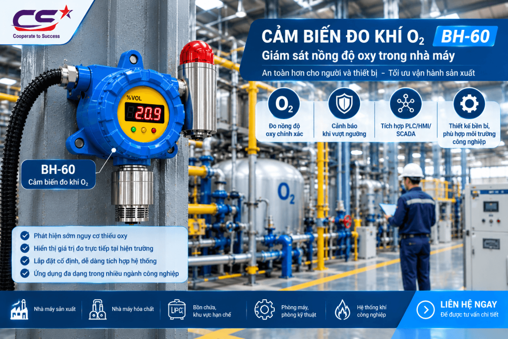 Cảm biến đo khí O2 BH-60