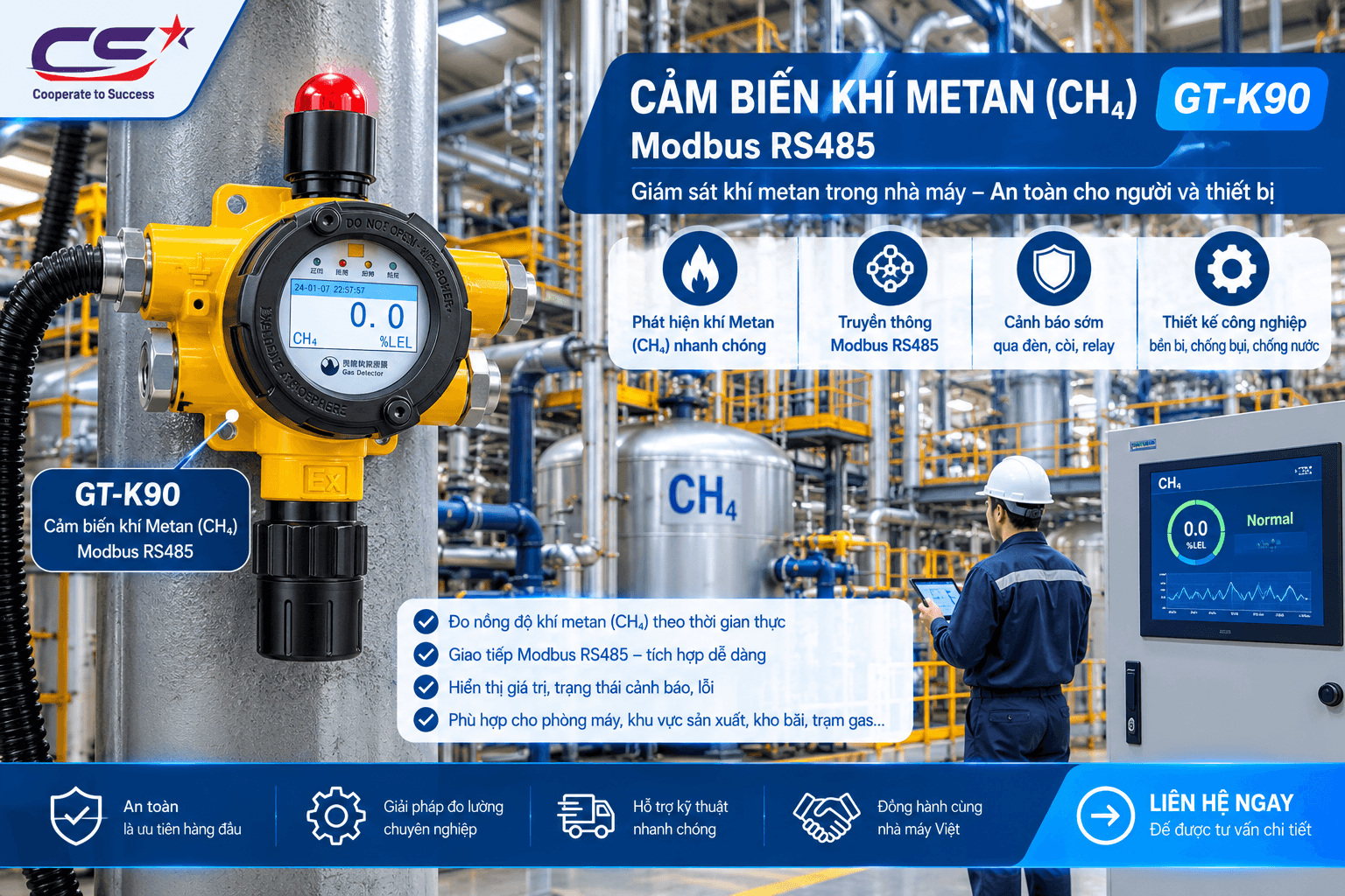 Cảm biến khí metan CH4 GT-K90