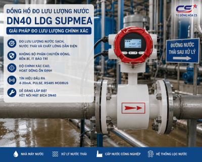 Đồng Hồ Đo Lưu Lượng Nước Thải DN40 LDG