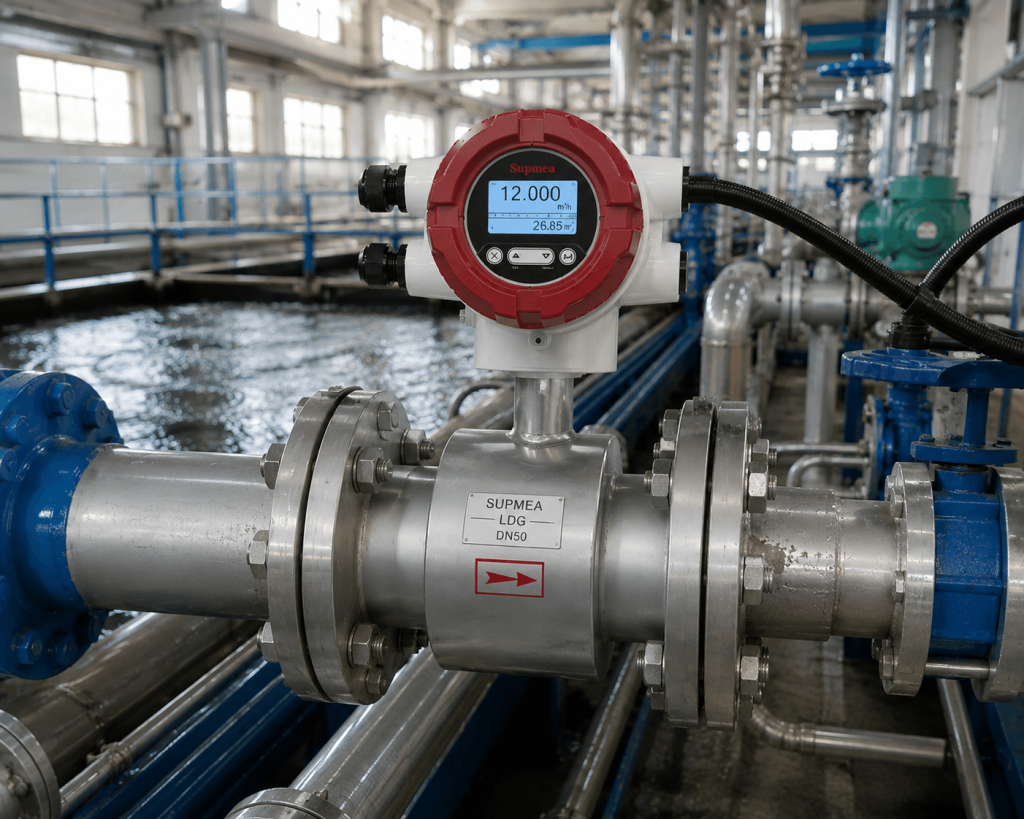Mua Đồng Hồ Đo Lưu Lượng Nước Sạch DN50 SUPMEA Tại Hà Nội