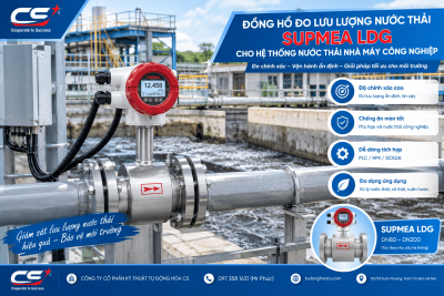 Đồng Hồ Đo Lưu Lượng Nước SUPMEA LDG Cho Hệ Thống Nước Thải Nhà Máy Công Nghiệp