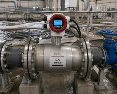 Đồng Hồ Đo Lưu Lượng Nước DN300 Cho Nhà Máy Nước Thải