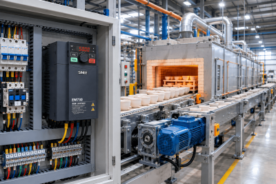 Biến Tần 3 Pha 4kW Cho Hệ Thống Nung Sứ