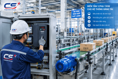 Biến tần 3 pha 11kW cho hệ thống băng tải