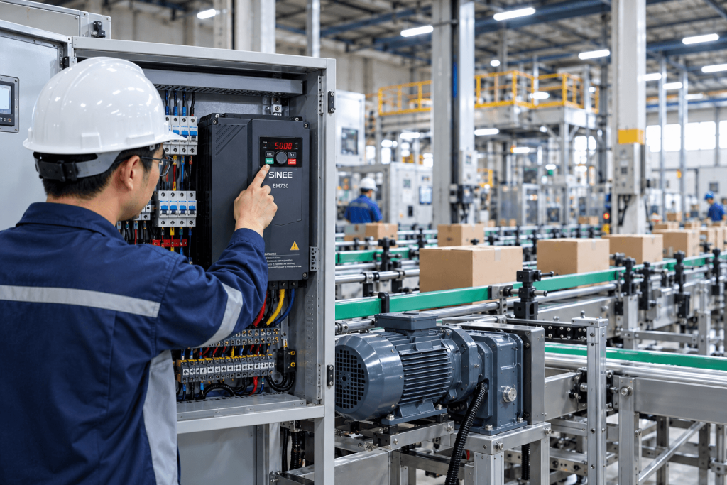 Biến tần 3 pha 18.5kW cho hệ thống băng chuyền