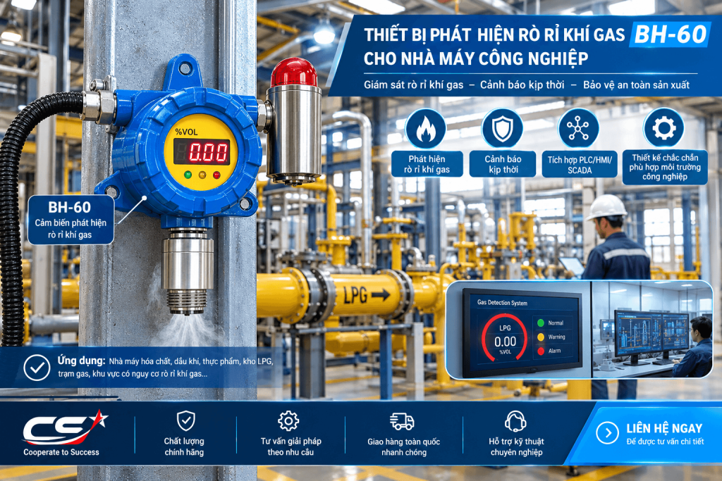 Thiết bị phát hiện rò rỉ khí gas BH-60